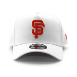 ニューエラ キャップ 9FORTY サンフランシスコ ジャイアンツ MLB A-FRAME SNAPBACK CAP WHITE