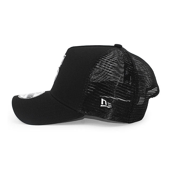 ニューエラ メッシュキャップ 9FORTY シアトル マリナーズ MLB A-FRAME TRUCKER MESH CAP BLACK