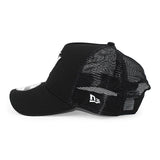 ニューエラ メッシュキャップ 9FORTY マイアミ マーリンズ MLB A-FRAME TRUCKER MESH CAP BLACK