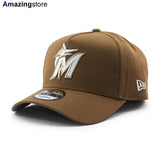 ニューエラ キャップ 9FORTY マイアミ マーリンズ MLB A-FRAME SNAPBACK CAP KHAKI