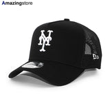 ニューエラ メッシュキャップ 9FORTY ニューヨーク メッツ MLB A-FRAME TRUCKER MESH CAP BLACK