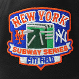 ニューエラ キャップ 9FORTY ニューヨーク メッツ MLB SUBWAY SERIES GREY BOTTOM A-FRAME SNAPBACK CAP BLACK