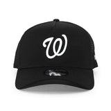 ニューエラ メッシュキャップ 9FORTY ワシントン ナショナルズ MLB A-FRAME TRUCKER MESH CAP BLACK