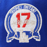 大谷翔平モデル ニューエラ キャップ 9FORTY ロサンゼルス ドジャース MLB GREY BOTTOM A-FRAME SNAPBACK CAP BLUE