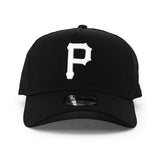 ニューエラ メッシュキャップ 9FORTY ピッツバーグ パイレーツ MLB A-FRAME TRUCKER MESH CAP BLACK