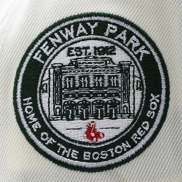 ニューエラ キャップ 9FORTY ボストン レッドソックス MLB FENWAY PARK GREY BOTTOM A-FRAME SNAPBACK CAP CREAM