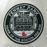 ニューエラ キャップ 9FORTY ボストン レッドソックス MLB FENWAY PARK GREY BOTTOM A-FRAME SNAPBACK CAP CREAM