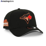 ニューエラ キャップ 9FORTY トロント ブルージェイズ MLB ROGERS CENTRE GREY BOTTOM A-FRAME SNAPBACK CAP BLACK
