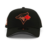 ニューエラ キャップ 9FORTY トロント ブルージェイズ MLB ROGERS CENTRE GREY BOTTOM A-FRAME SNAPBACK CAP BLACK