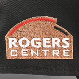 ニューエラ キャップ 9FORTY トロント ブルージェイズ MLB ROGERS CENTRE GREY BOTTOM A-FRAME SNAPBACK CAP BLACK