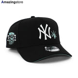 ニューエラ キャップ 9FORTY ニューヨーク ヤンキース MLB SUBWAY SERIES TIFFANY BOTTOM A-FRAME SNAPBACK CAP BLACK