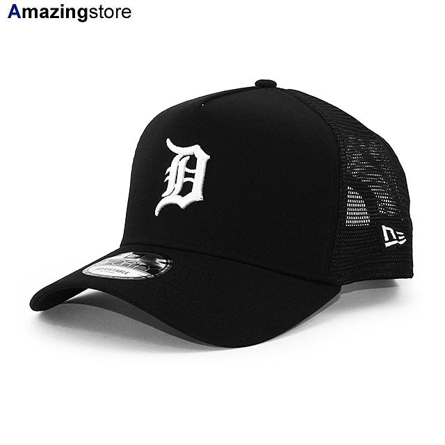 ニューエラ メッシュキャップ 9FORTY デトロイト タイガース MLB A-FRAME TRUCKER MESH CAP BLACK