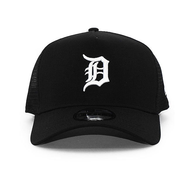 ニューエラ メッシュキャップ 9FORTY デトロイト タイガース MLB A-FRAME TRUCKER MESH CAP BLACK