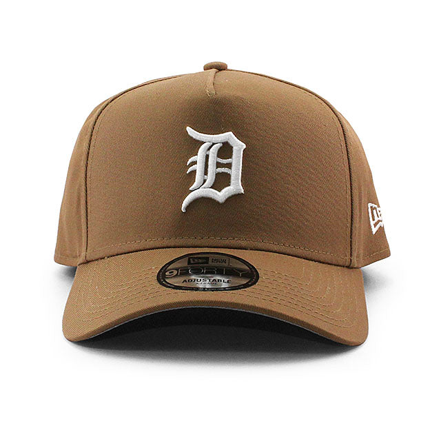 ニューエラ キャップ 9FORTY デトロイト タイガース MLB A-FRAME SNAPBACK CAP KHAKI