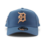 ニューエラ キャップ 9FORTY デトロイト タイガース MLB COMERICA PARK PEACH BOTTOM A-FRAME SNAPBACK CAP F BLUE