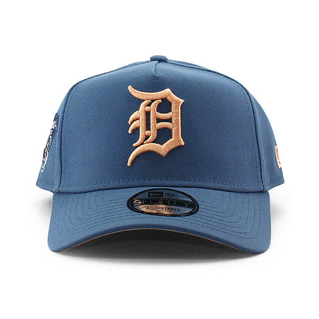ニューエラ キャップ 9FORTY デトロイト タイガース MLB COMERICA PARK PEACH BOTTOM A-FRAME SNAPBACK CAP F BLUE