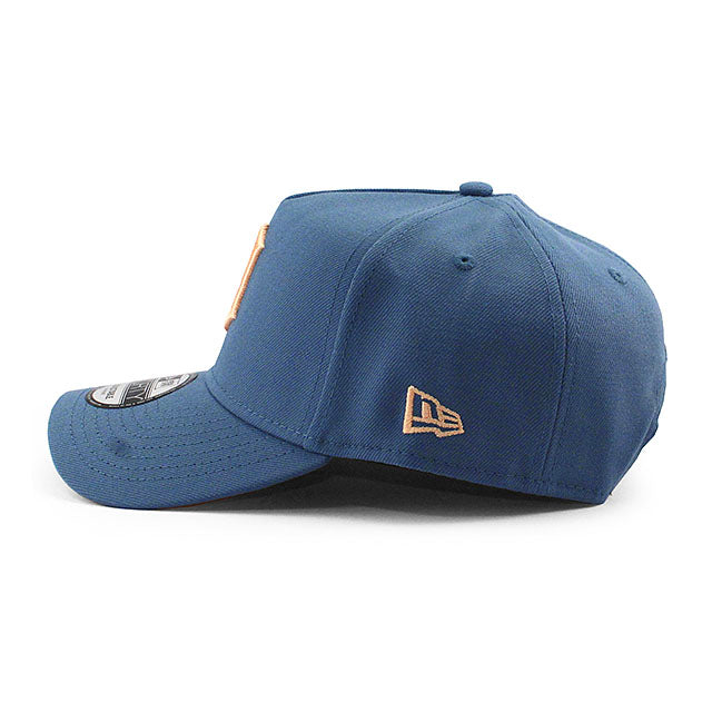 ニューエラ キャップ 9FORTY デトロイト タイガース MLB COMERICA PARK PEACH BOTTOM A-FRAME SNAPBACK CAP F BLUE