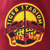 ニューエラ キャップ 9FORTY デトロイト タイガース MLB TIGER STADIUM GREY BOTTOM A-FRAME SNAPBACK CAP CARDINAL