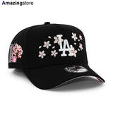 ニューエラ キャップ 9FORTY ロサンゼルス ドジャース MLB TOKYO SERIES SAKURA PINK BOTTOM A-FRAME SNAPBACK CAP BLACK