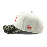 ニューエラ キャップ 9FORTY ロサンゼルス ドジャース MLB TOKYO SERIES ORANGE BOTTOM A-FRAME SNAPBACK CAP CREAM