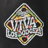 ニューエラ キャップ 9FORTY ロサンゼルス ドジャース MLB VIVA LA GRAN FIESTA GREY BOTTOM A-FRAME SNAPBACK CAP BLACK