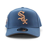 ニューエラ キャップ 9FORTY シカゴ ホワイトソックス MLB COMISKEY PARK PEACH BOTTOM A-FRAME SNAPBACK CAP F BLUE