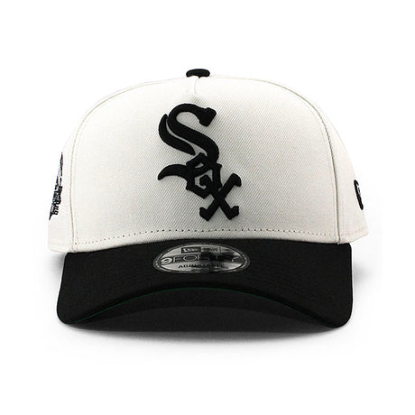 ニューエラ キャップ 9FORTY シカゴ ホワイトソックス MLB 1991 INAUGURAL YEAR GREEN BOTTOM A-FRAME SNAPBACK CAP CREAM