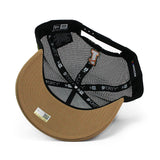 ニューエラ メッシュキャップ 9FORTY ナスカー ロス チャステイン BUSCH LIGHT A-FRAME TRUCKER MESH CAP KHAKI