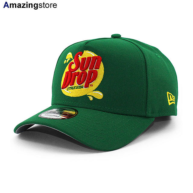 ニューエラ キャップ 9FORTY ナスカー デイル アーンハート ジュニア SUN DROP A-FRAME SNAPBACK CAP GREEN