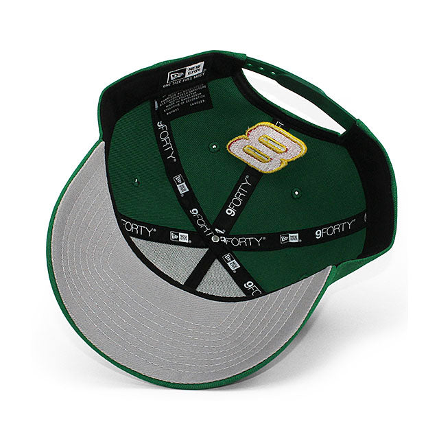 ニューエラ キャップ 9FORTY ナスカー デイル アーンハート ジュニア SUN DROP A-FRAME SNAPBACK CAP GREEN