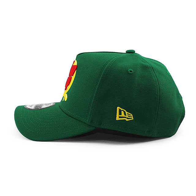 ニューエラ キャップ 9FORTY ナスカー デイル アーンハート ジュニア SUN DROP A-FRAME SNAPBACK CAP GREEN