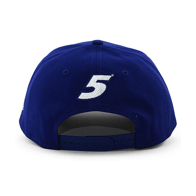 ニューエラ キャップ 9FORTY ナスカー カイル ラーソン VALVOLINE A-FRAME SNAPBACK CAP BLUE
