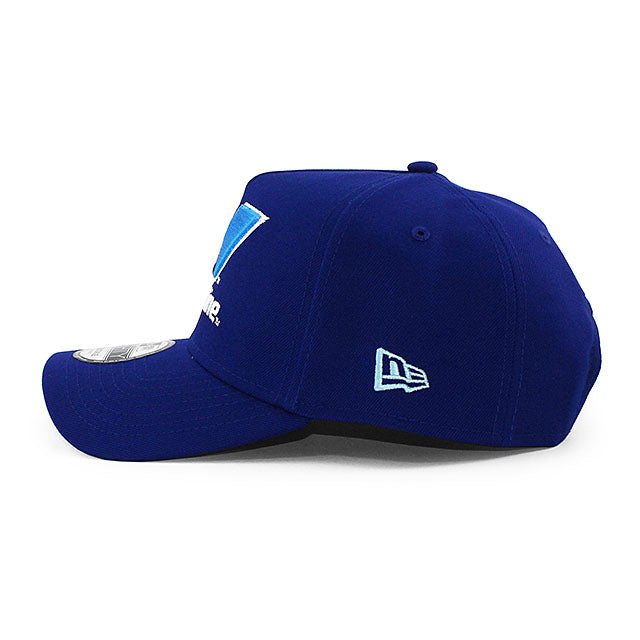ニューエラ キャップ 9FORTY ナスカー カイル ラーソン VALVOLINE A-FRAME SNAPBACK CAP BLUE