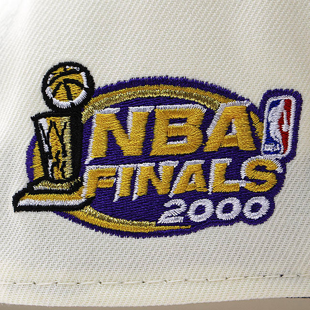 ニューエラ キャップ 9FORTY ロサンゼルス レイカーズ 2000 NBA FINALS GREY BOTTOM A-FRAME SNAPBACK CAP CREAM