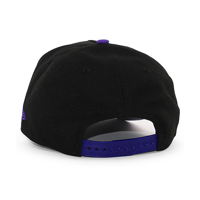 ニューエラ キャップ 9FORTY ロサンゼルス レイカーズ 2000 NBA FINALS GREY BOTTOM A-FRAME SNAPBACK CAP BLACK