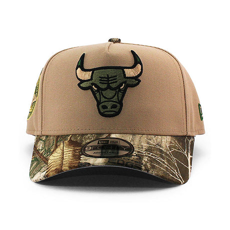 ニューエラ キャップ 9FORTY シカゴ ブルズ NBA 6X CHAMPIONS GREY BOTTOM A-FRAME SNAPBACK CAP CAMEL