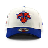 ニューエラ キャップ 9FORTY ニューヨーク ニックス NBA 1998 ALL STAR GREY BOTTOM A-FRAME SNAPBACK CAP CREAM