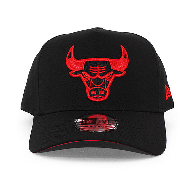 ニューエラ キャップ シカゴ ブルズ NBA E-FRAME SNAPBACK CAP BLACK