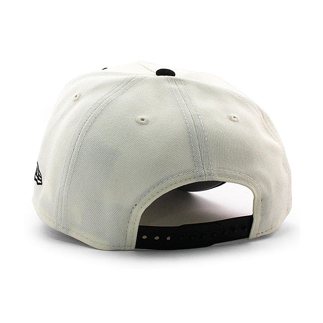 ニューエラ キャップ 9FORTY シカゴ ブルズ 1996 NBA CHAMPIONS GREY BOTTOM A-FRAME SNAPBACK CAP CREAM