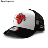 ニューエラ メッシュキャップ 9FORTY ニューヨーク ニックス NBA A-FRAME TRUCKER MESH CAP BLACK