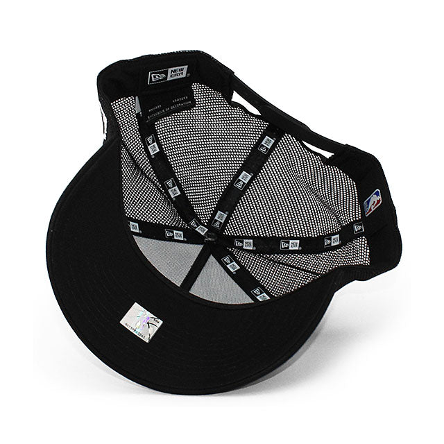 ニューエラ メッシュキャップ 9FORTY ニューヨーク ニックス NBA A-FRAME TRUCKER MESH CAP BLACK