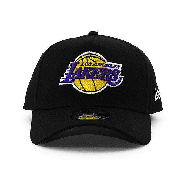 ニューエラ キャップ 9FORTY ロサンゼルス レイカーズ NBA A-FRAME SNAPBACK CAP BLACK