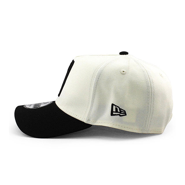 ニューエラ キャップ 9FORTY NBA LOGOMAN A-FRAME SNAPBACK CAP CREAM