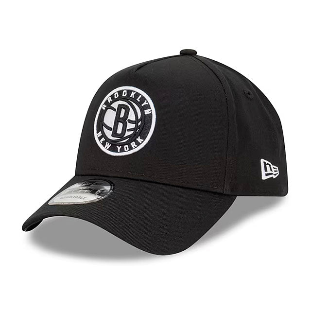 ニューエラ 海外取寄 キャップ 9FORTY スナップバック ブルックリン ネッツ NBA A-FRAME SNAPBACK CAP BLACK