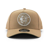 ニューエラ キャップ 9FORTY ブルックリン ネッツ NBA A-FRAME SNAPBACK CAP CAMEL