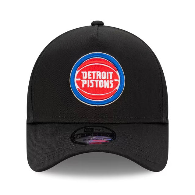ニューエラ 海外取寄 キャップ 9FORTY スナップバック デトロイト ピストンズ NBA A-FRAME SNAPBACK CAP BLACK