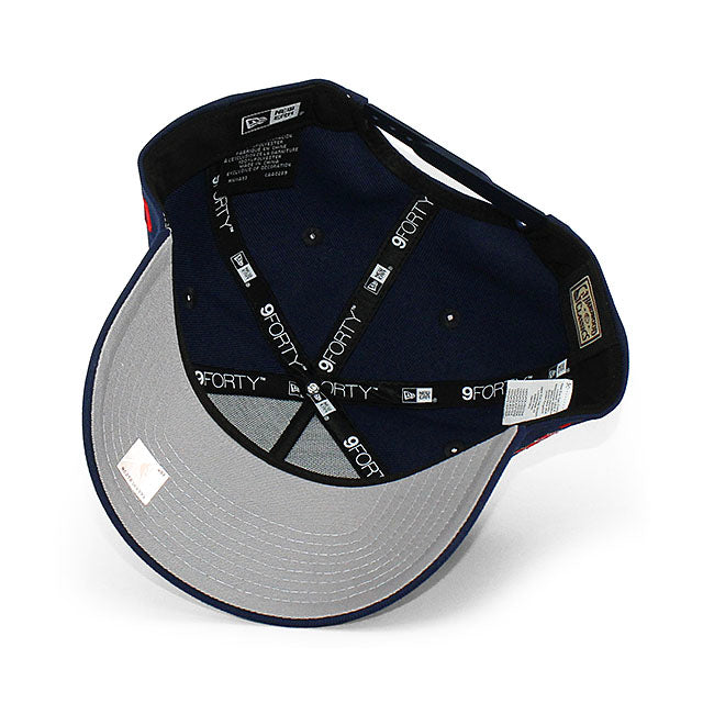 ニューエラ キャップ 9FORTY ヒューストン ロケッツ NBA CITY EDITION GREY BOTTOM A-FRAME SNAPBACK CAP NAVY