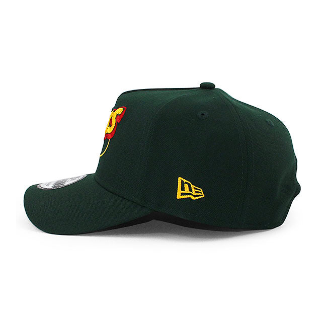 ニューエラ キャップ 9FORTY シアトル スーパーソニックス NBA WESTERN CONFERENCE GREY BOTTOM A-FRAME SNAPBACK CAP GREEN