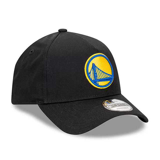 ニューエラ 海外取寄 キャップ 9FORTY ゴールデンステイト ウォリアーズ NBA A-FRAME SNAPBACK CAP BLACK