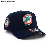 ニューエラ キャップ 9FORTY マイアミ ドルフィンズ NFL 25TH GREY BOTTOM A-FRAME SNAPBACK CAP NAVY